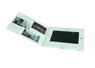 Tamaño modificado para requisitos particulares folleto video del LCD de la batería recargable para el regalo del negocio