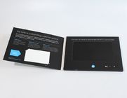 CMYK que imprime la tarjeta de felicitación video hecha a mano de la pulgada HD del LCD 7 con el interruptor CON./DESC. del botón