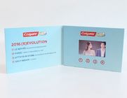 Tarjeta video del anuncio publicitario de la carpeta del aviador del folleto del LED de HD 1024 x 600 para casarse la invitación