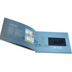 Folleto video de impresión de papel ULTRAVIOLETA del LCD, tarjeta de felicitación video de 210 x de 210m m LCD