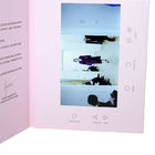 Interruptor magnético formado libro del folleto video del LCD para los acontecimientos de márketing