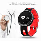 Pulsera elegante teledirigida de Bluetooth, pulsera elegante de la banda para el monitor de la presión arterial