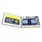 El LCD carda el vídeo video del folleto más la impresión en la batería recargable 300-2000mA del libro