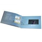 tarjetas de felicitación de encargo del regalo del folleto video de 2GB LCD 7&quot; baterías de litio recargables