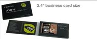 Postal video elegante de TFT del puerto de USB que habla para el negocio, tamaño modificado para requisitos particulares
