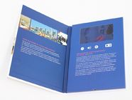 4 GB CMYK que imprimen la tarjeta de vídeo del lcd, folletos video del lcd para la exhibición justa