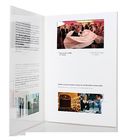 Multi - pagine las tarjetas de visita video digitales electrónicas con efecto de las multimedias