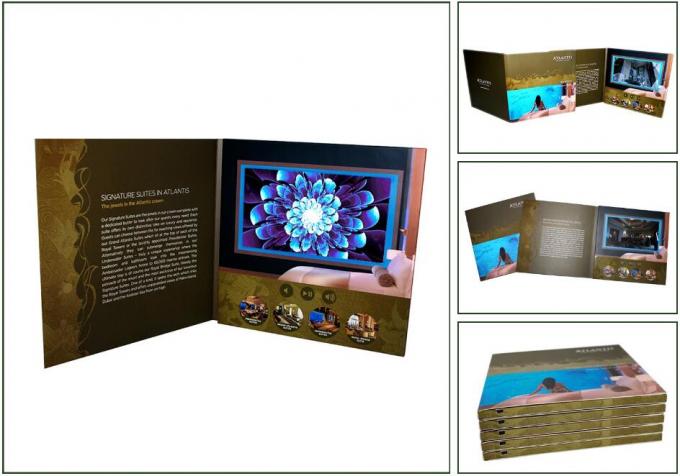 tarjeta de felicitación video de la tarjeta de vídeo del lcd del tft de 7 pulgadas