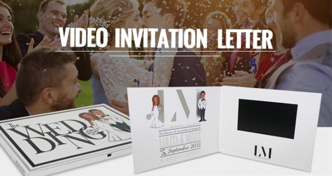 tarjeta de felicitación video de la tarjeta de vídeo del lcd del tft de 7 pulgadas