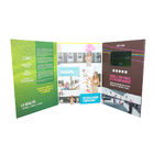 Muestra libre 2G CMYK de VIF que imprime la tarjeta video de la invitación del LCD para las actividades promocionales