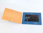 Muestra libre de VIF tarjeta de felicitación video de 7 pulgadas, tarjetas de visita video del lcd para las actividades promocionales