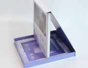 Tarjetas de felicitación video del hexágono de VIF del LCD del regalo de encargo video de encargo del folleto 7&quot; baterías de litio recargables