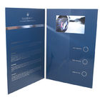 Artes de encargo del papel de imprenta LCD del folleto video del CE ROHS con la pantalla táctil de A5 Real Estate