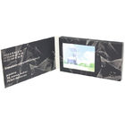 4.3inch durable tarjeta video del folleto del LCD de 6 pulgadas con los papeles impresos