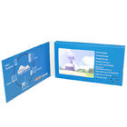 4.3inch durable tarjeta video del folleto del LCD de 6 pulgadas con los papeles impresos