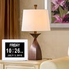 Reloj de tiempo del día del reloj de la sala de estar del calendario de la función LED Digital de la cabezada