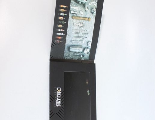 Digital LCD Video Brochure 7 Inch Screen 1024 * 600 Resolution For Advertisement