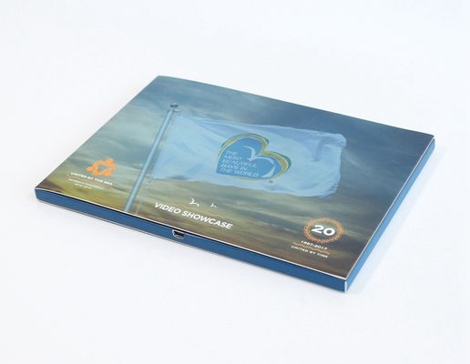 VIF Free Sample 7 inch Video Greeting Card , lcd video business cards for promotional activities