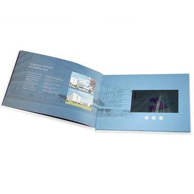 Wifi Video In Folder 7 " Touch HD Screen Digital With 350 Gsm Soft Cover
