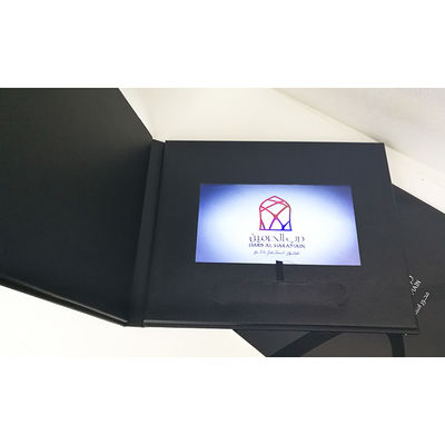 Wifi Video In Folder 7 " Touch HD Screen Digital With 350 Gsm Soft Cover