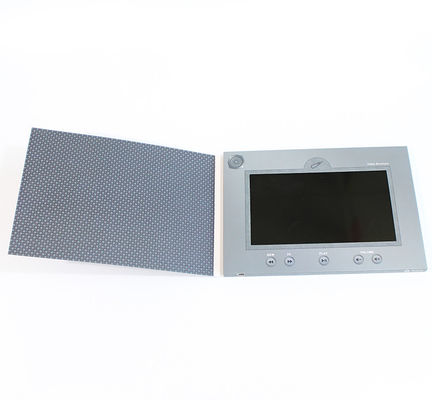 6 Movie - Control LCD Video Card , Gold Stamping Video Greeting Card For Business 