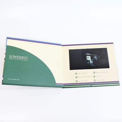 1024 x 600 Resulotion Video Brochure Card Switch Buttons With Micro - Thin LCD Screen