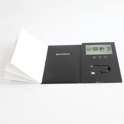 7 Inches LCD Video Brochure Card 1 /2 /4 / 8GB Memory For Advertising / Promotions