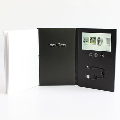 7 Inches LCD Video Brochure Card 1 /2 /4 / 8GB Memory For Advertising / Promotions