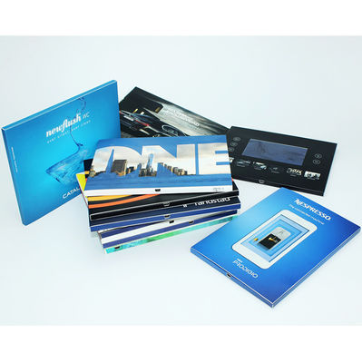 7 Inches LCD Video Brochure Card 1 /2 /4 / 8GB Memory For Advertising / Promotions