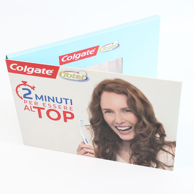 Promotion  Video in folder marketing big brand 4.3 Inch Lcd Video Greeting Card 256M With 1000mah Rechargeable Battery