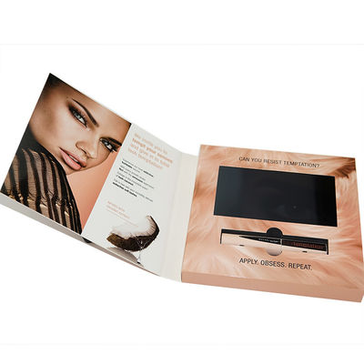 VIF Free Sample  Hard Cover Digital 7 inch HD LCD  screen Video Brochure For invitation advertising