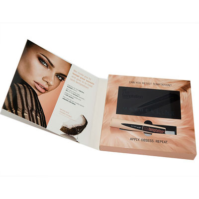 VIF Free Sample  Hard Cover Digital 7 inch HD LCD  screen Video Brochure For invitation advertising