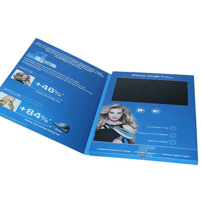 Wifi Video In Folder 7 " Touch HD Screen Digital With 350 Gsm Soft Cover