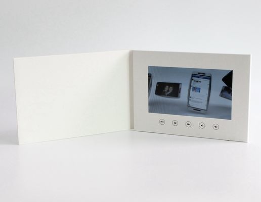 Muestra libre 2G CMYK de VIF que imprime la tarjeta video de la invitación del LCD para las actividades promocionales